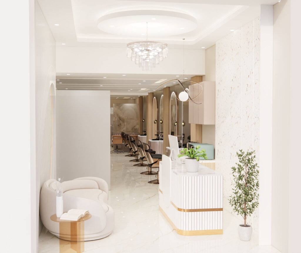 View of Studio 111 salon